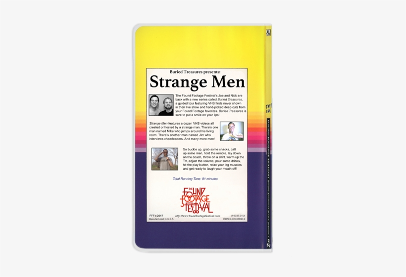 Strange Men On Vhs - Vhs, transparent png download