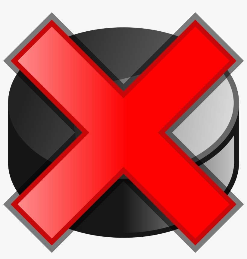 Open - Hockey Crossed Out, transparent png download