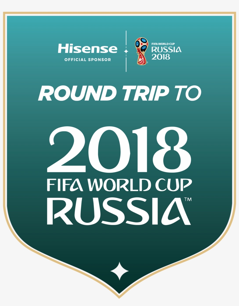Hisense Round Trip To 2018 Fifa World Cup Russia - Fifa World Cup Russia Event Wordmark Hoody (navy) S462535, transparent png download