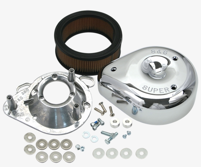 S&s® Teardrop Air Cleaner For S&s® 1984 '16 4 1/8", transparent png download