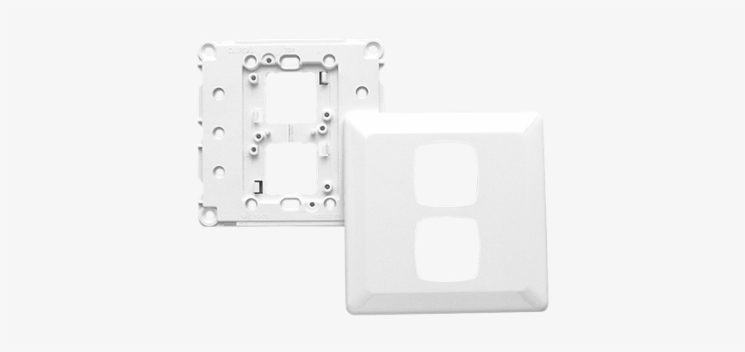 P2032/2vh Switch Grid Plate And Cover, 2 Gang, Large, transparent png download