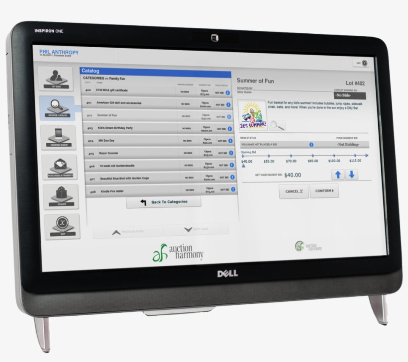 Technology Auction Touch Screen Kiosk Place Bid, transparent png download