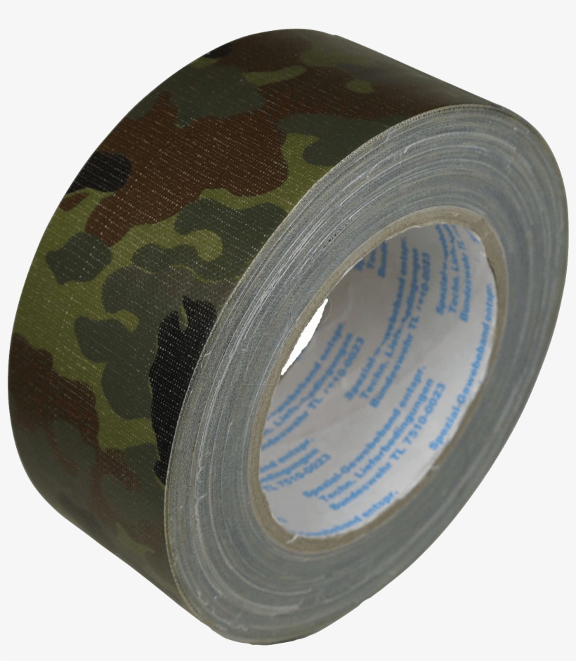 Original Reinforced Duct Tape, Flecktarn, 50 Mm X 25, transparent png download