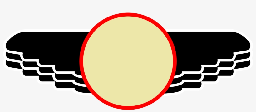 This Free Icons Png Design Of Wings Patch Blank, transparent png download