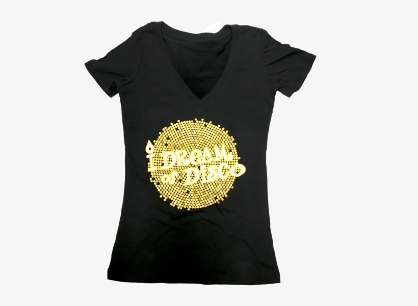 I Dream Of Disco Women's V-neck Tee, transparent png download