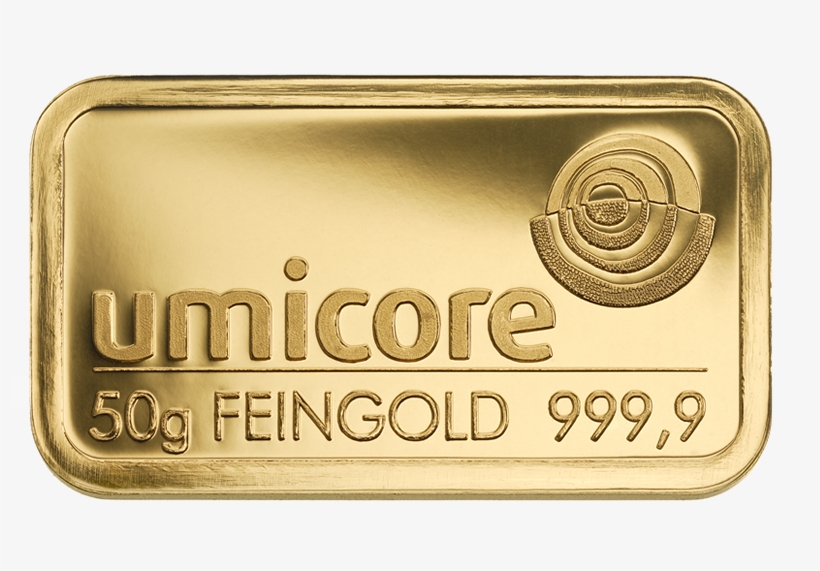Goudbaar 50 Gram Goud, transparent png download