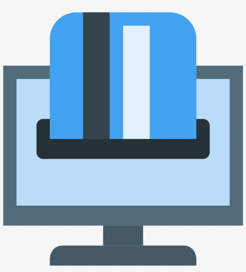 Online Payment With A Credit Card Icon, transparent png download