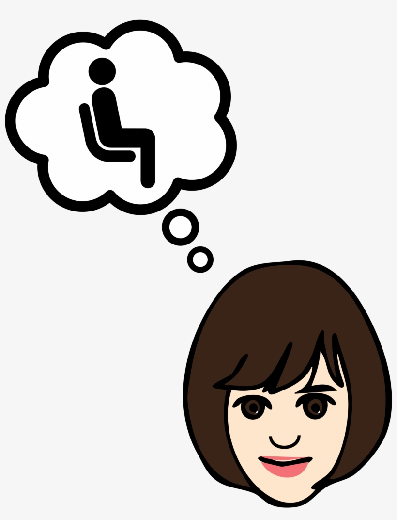 This Free Icons Png Design Of Thinking About Sitting, transparent png download