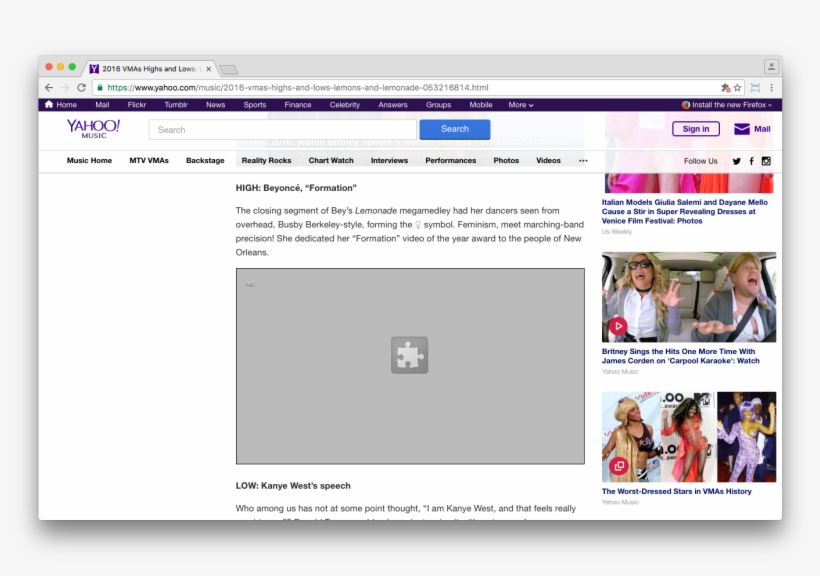 Yahoo's Video Player Defaults To Flash, transparent png download