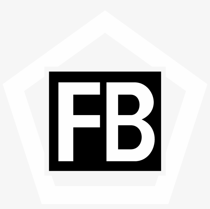 Fb Logo Black And White, transparent png download