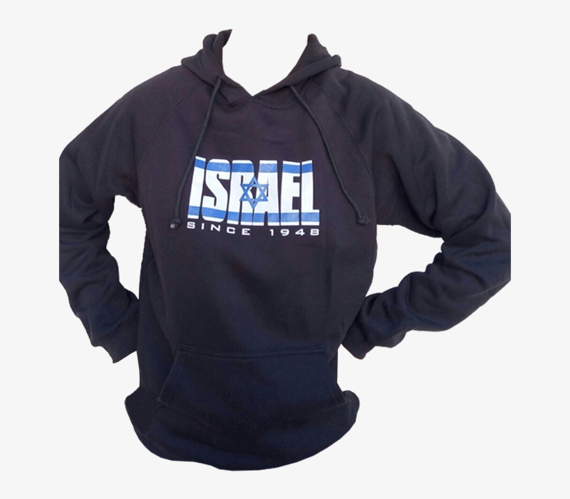 Israel Since 1948 Pull Over Hoodie Sweatshirt In Israel, transparent png download