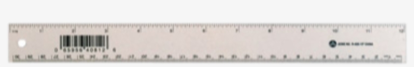 Westcott® Flexible Ruler 12" Transparent, transparent png download