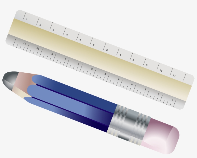 This Free Icons Png Design Of Ruler And Pencil, transparent png download