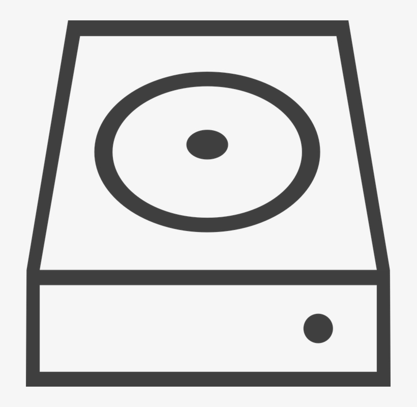 Hard Disk Drive Icon Png, transparent png download