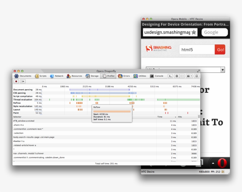 Connecting Opera Mobile To Opera Dragonfly, transparent png download