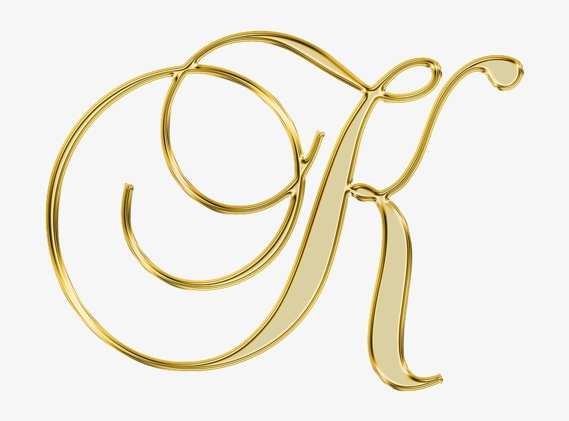 Alfabeto Decorativo Dourado Png, transparent png download