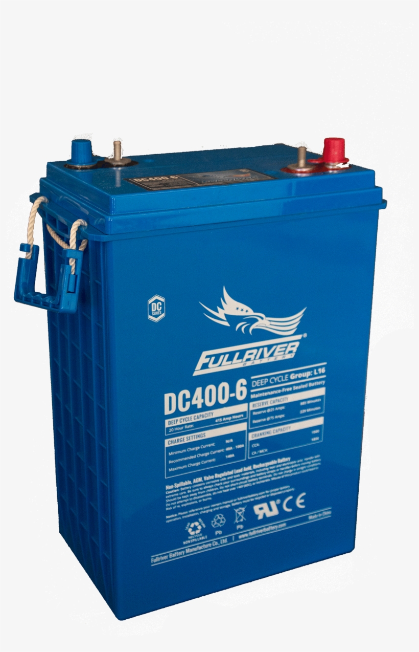 Dc400-6 Fullriver 6v 400ah Deep Cycle Maintenance Free, transparent png download