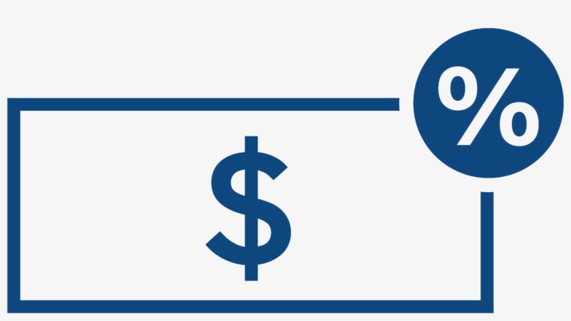 Icon Bills Percent, transparent png download