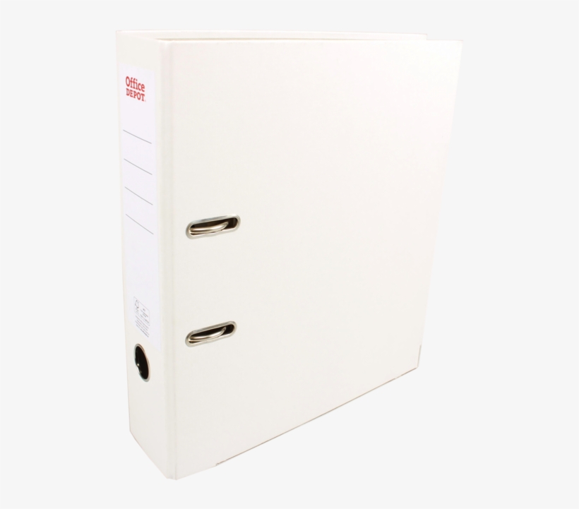 Classeur, Office Depot, A4, 80mm, Blanc, transparent png download