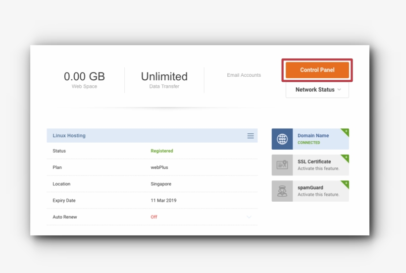 Access Cpanel Via Account Manager, transparent png download