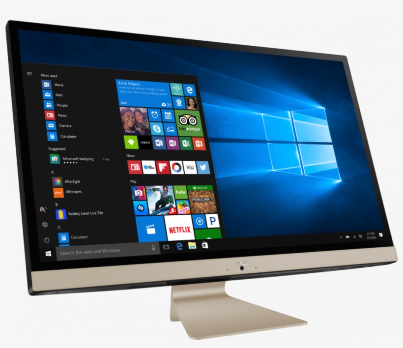Asus Vivo V272unt Ba020t Aio 27" Fhd Touch I5 8250u, transparent png download