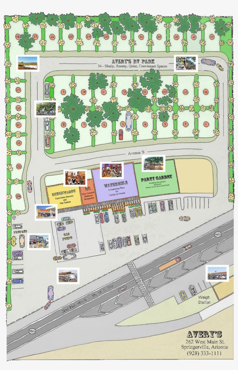 Foliage In Avery's Rv Park Avery's Park Map, transparent png download