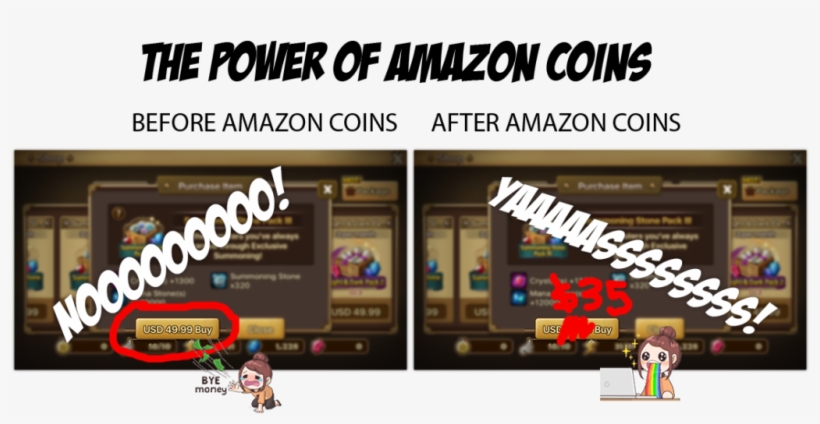 Click Here To Get 30% Off A $50 Pack With Amazon Coins, transparent png download