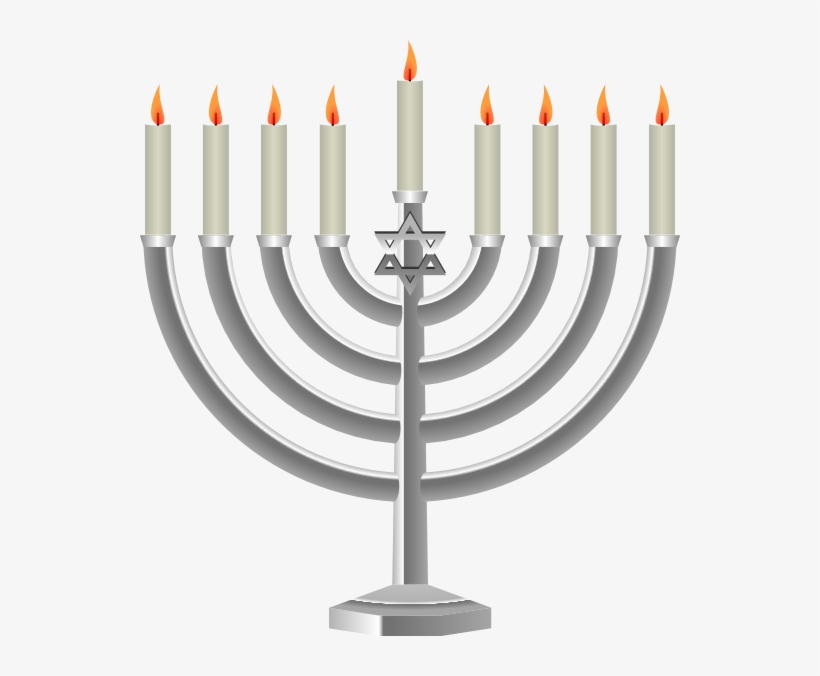 Menorah - Hanukkah Png, transparent png download