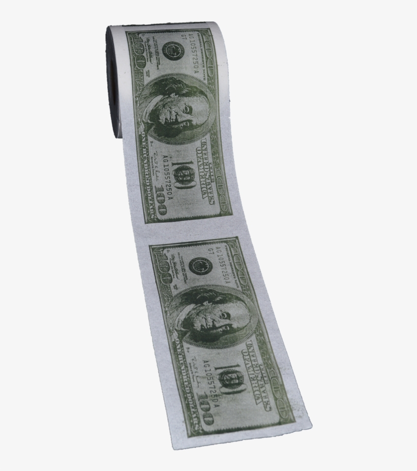 Printed Toilet Paper Money Toilet Paper Roll 100 Dollar Bill Tissue
