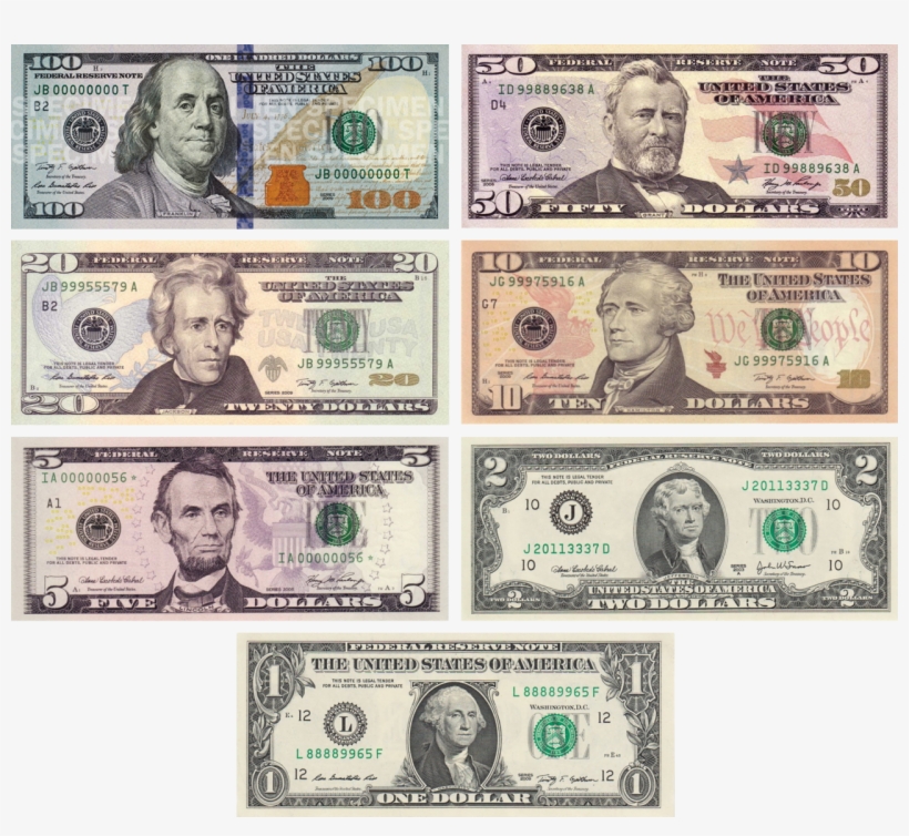 Did - Us Dollar Notes, transparent png download