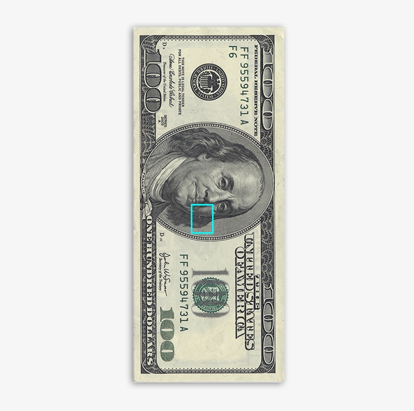 Us Dollar Blanket - 100 Dollar Bill, transparent png download