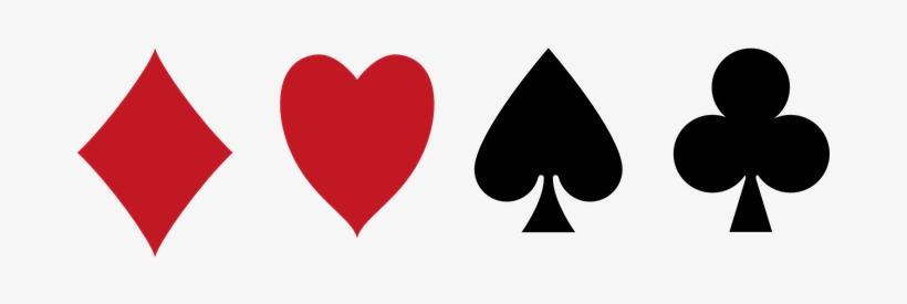 Diamonds Heart Pik Cross Cards Icons Playi - Kreuz Pik Herz Karo, transparent png download