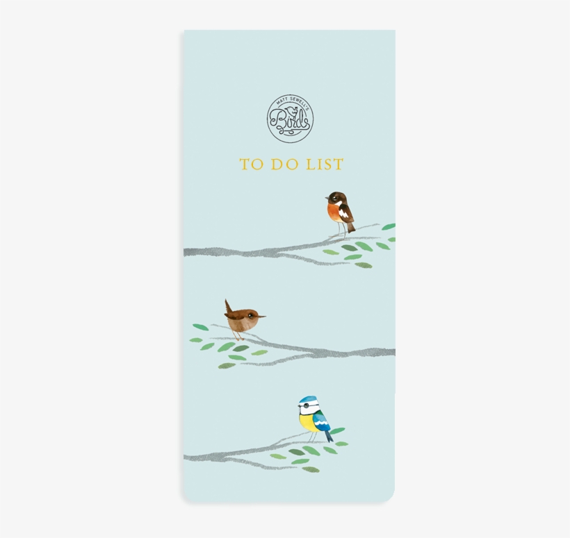 Go Stationery Matt Sewell Songbird To Do List - Songbird, transparent png download