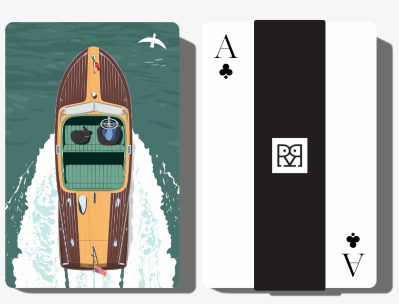 Classic Boat I Playing Cards, transparent png download