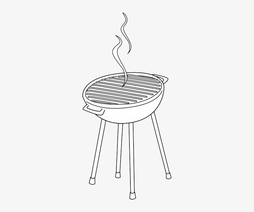 Clip Arts Related To - Grill Clip Art Black And White, transparent png download
