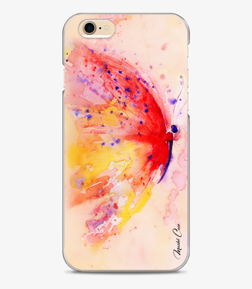 Coque Iphone 6/6s Lovely Watercolor Butterfly - Iphone 7, transparent png download