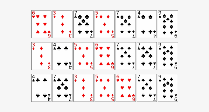 Sorting Playing Cards Using Stable Sort Printable Playing Cards Pdf 