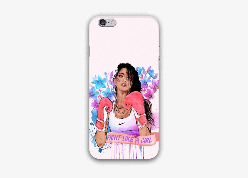 Fight Like A Girl Iphone 6s Mobile Case - Fight Like A Girl, transparent png download