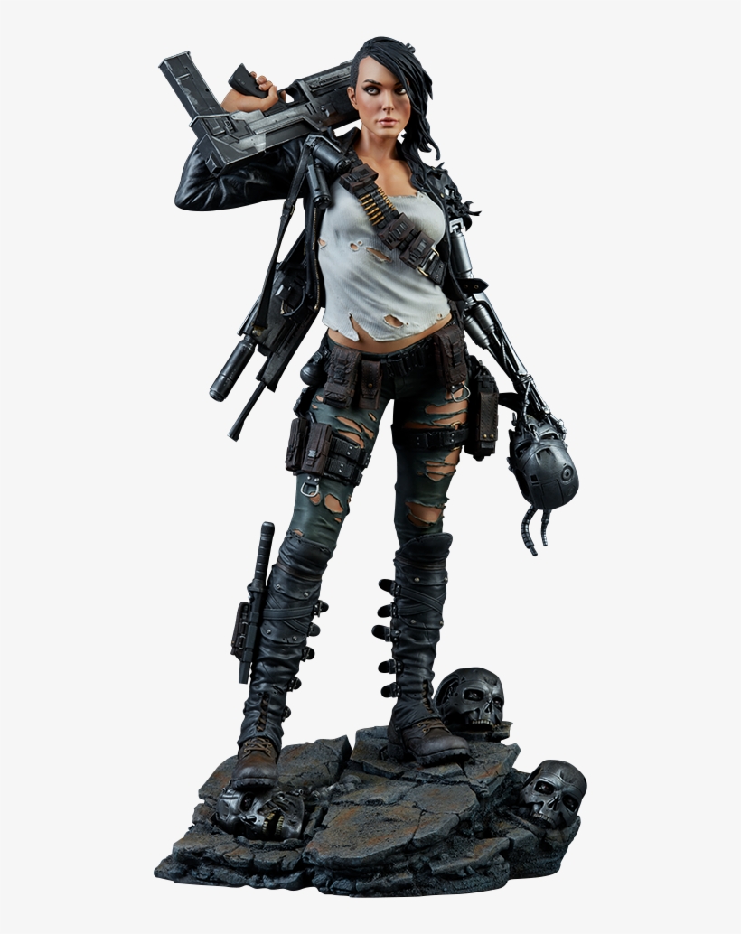 Rebel Terminator Premium Format™ Figure - Terminatör Kadin, transparent png download