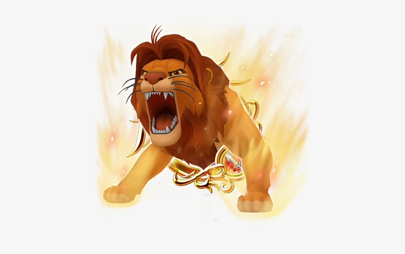 King's Roar - Kh Bbs The Lion King, transparent png download