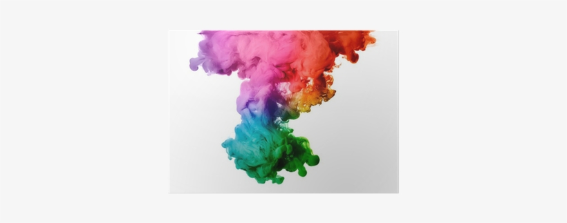 Rainbow Of Acrylic Ink In Water - Eksplozja Kolorów, transparent png download
