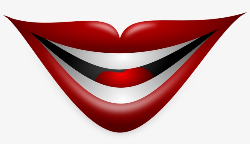 Lips Mouth Smile - Joker Mouth, transparent png download