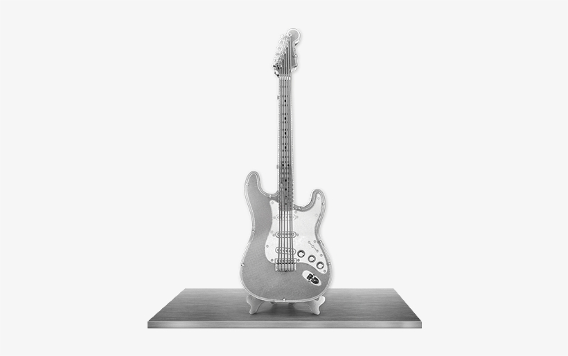 Picture Of Electric Lead Guitar - Electric Lead Guitar Metal Earth 3d Laser Cut Model, transparent png download