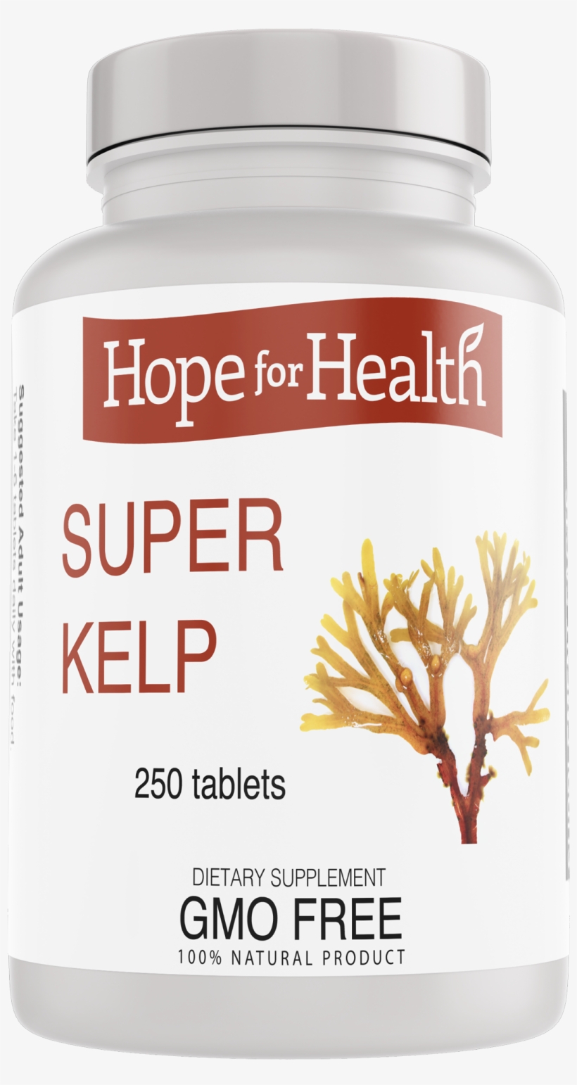Super Kelp 250 Tablets - Capsule, transparent png download
