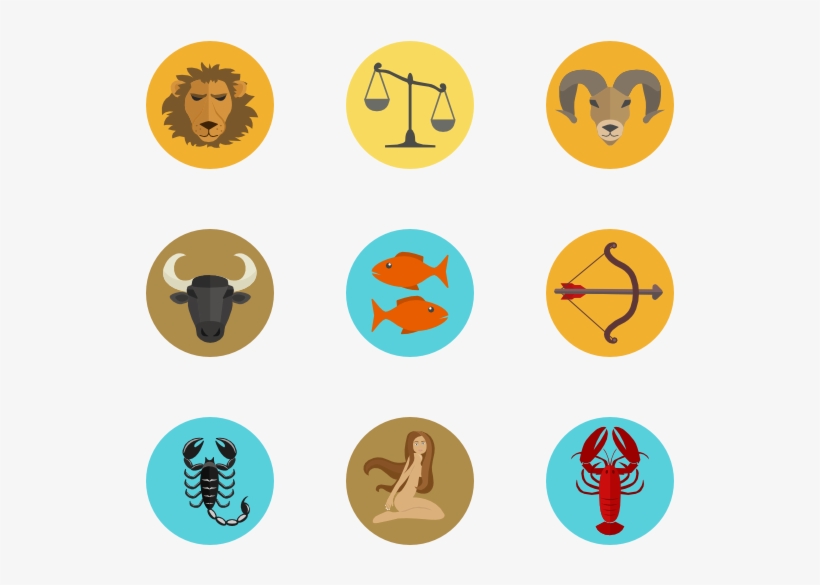 Zodiac - Zodiac Icons, transparent png download
