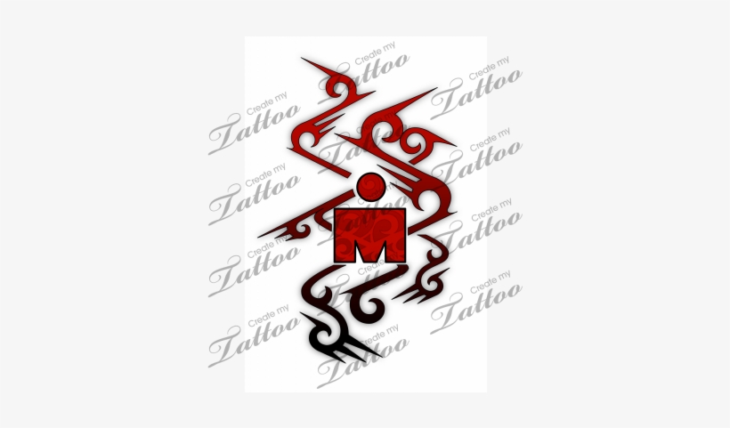 Sbink Ironman Tribal - Tattoo, transparent png download