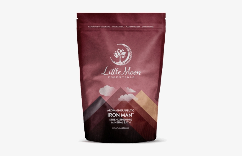 Iron Man Salt 13oz - Little Moon Essentials Tired Old Ass Soak Mineral Bath, transparent png download