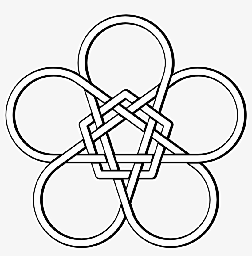 Line Of Flowers Clip Art - Drawing, transparent png download