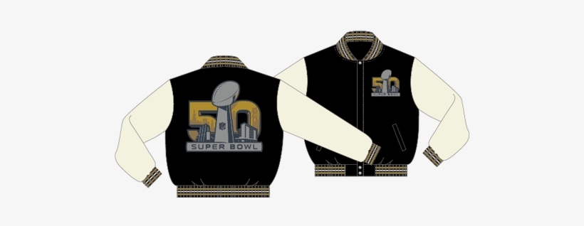Super Bowl 50th Anniversary Varsity Wool And Leather - Super Bowl 50 I Was There Lapel Pin, transparent png download