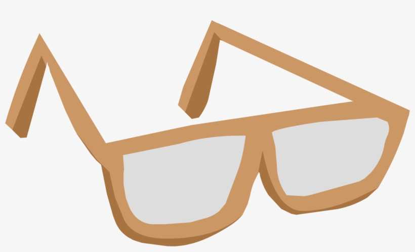 Brown Glasses - Club Penguin Brown Glasses, transparent png download
